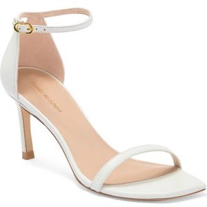 Stuart Weitzman Amelina Leather Ankle-Strap Sandal